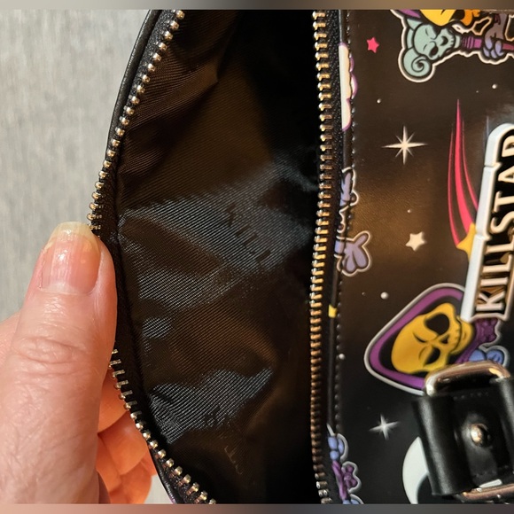 Killstar-Skeletor-‘Not Cute’ black handbag with shoulder strap bag. NWT. - Picture 4 of 7